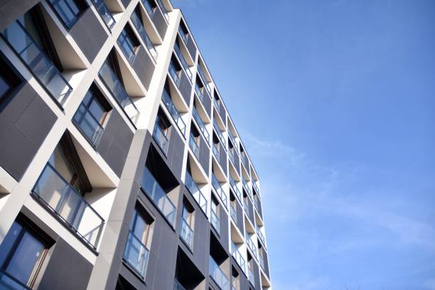 istock Fragment of new luxury house and home complex. 1189698111