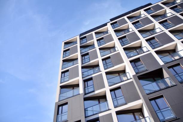 istock Fragment of new luxury house and home complex. 1189698208