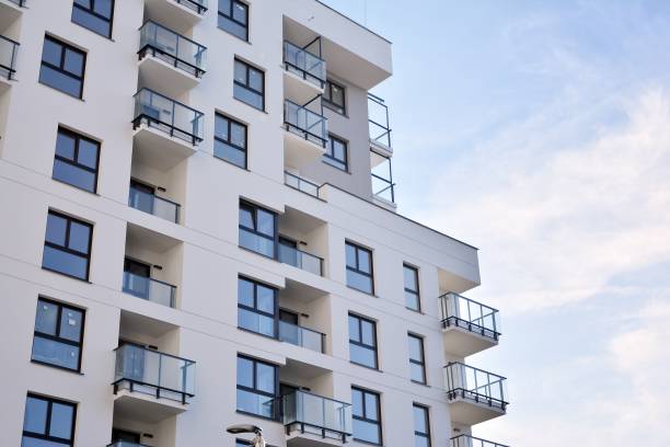 istock Fragment of new luxury house and home complex. 1189698246