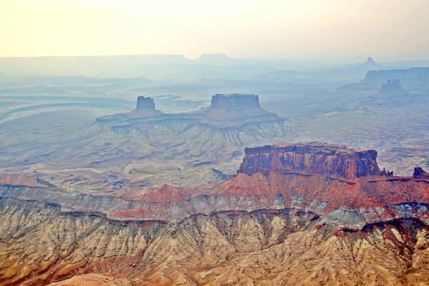 istock Aerial View Of Landscape With Mountain Range In Background 1189698513