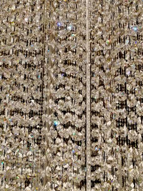 istock Curtain made of glass crystals 1189699401