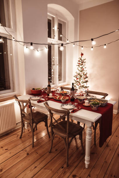 istock christmas ornament living room for dinner 1189702389