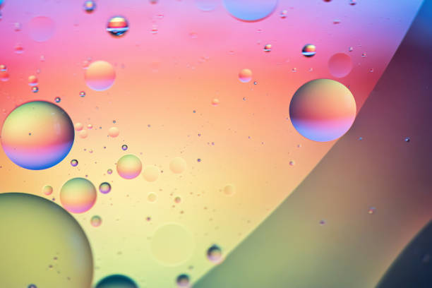 istock Rainbow abstract defocused background picture made with oil, water and soap 1189704157
