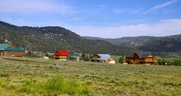 istock Beautiful mountain village in Utah 118970615