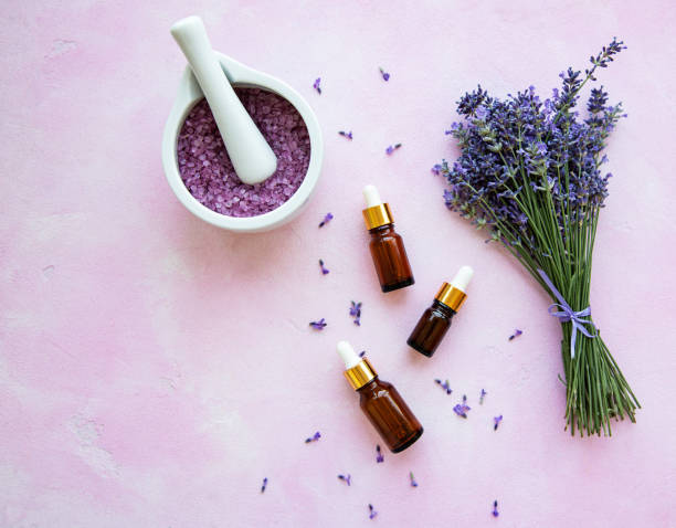 istock flat lay composition with lavender flowers and natural cosmetic 1189706788