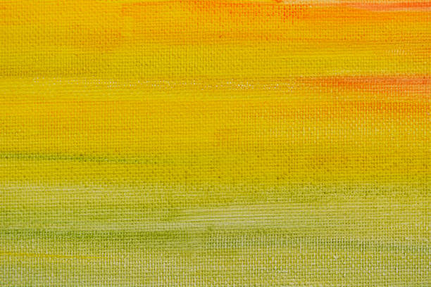istock Yellow textural background. Oil paint and texture holt. 1189708173