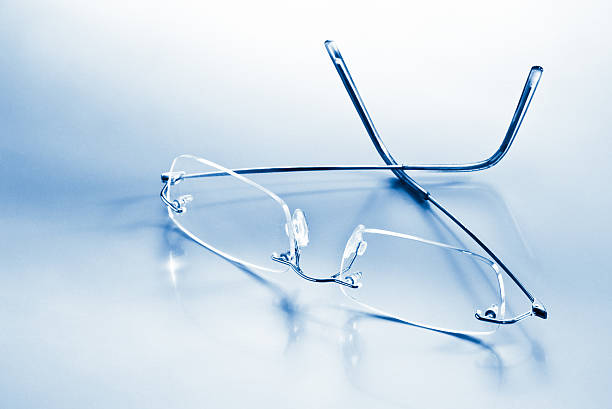 eyeglasses stock photo