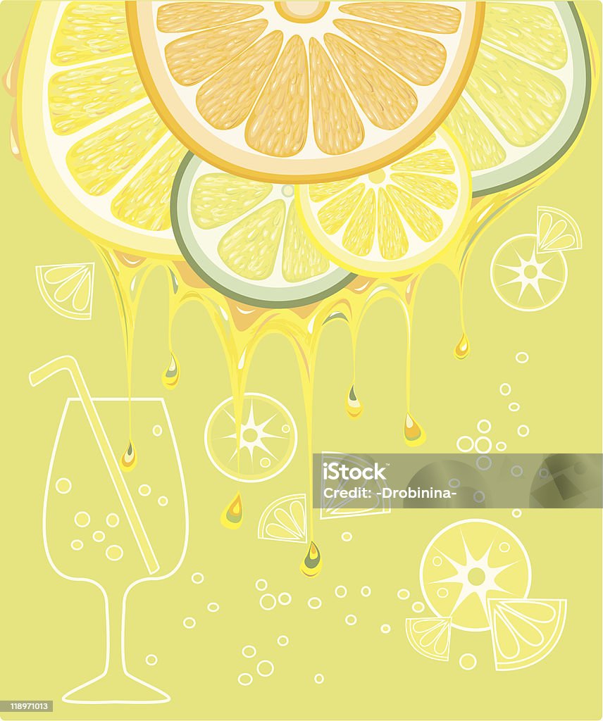 citrus - Vetor de Amarelo royalty-free