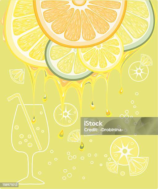 Vetores de Citrus e mais imagens de Amarelo - Amarelo, Bebida, Comida