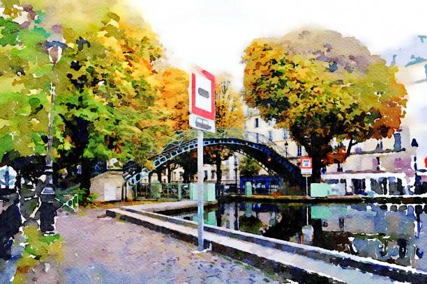 istock the walk on the Seine canals in Paris 1189713663