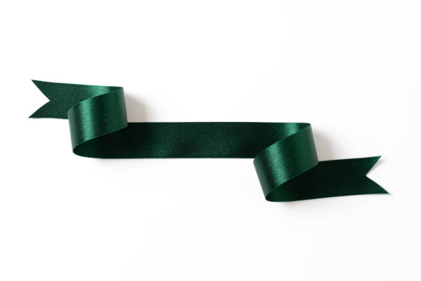 istock green banners ribbons label on white background 1189719178