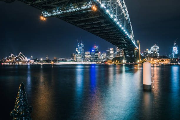 istock The Sydney Bay at Night, Sydney, Australia 1189721129