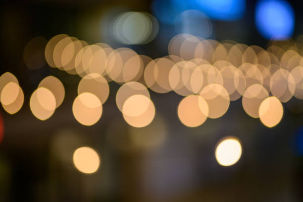 istock Colorful Bokeh light pattern in the city 1189722042