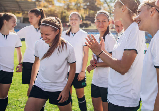 istock Celebrating the victory after soccer match! 1189730321