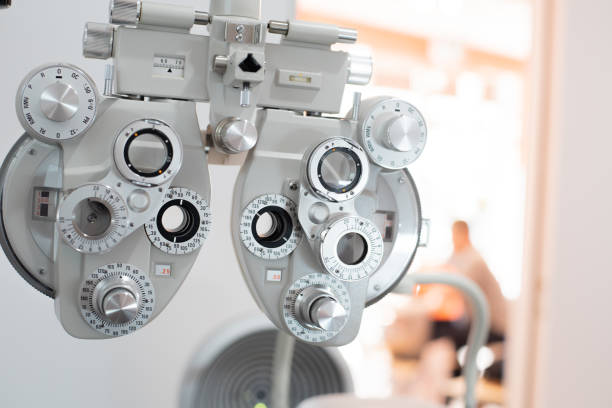 Optometrist stock photo