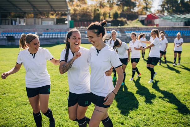 istock Celebrating the victory after soccer match! 1189734823