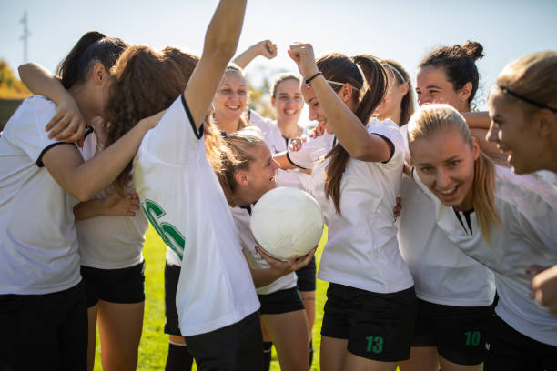 istock Celebrating the victory after soccer match! 1189734893