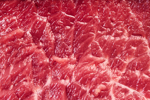 beef meat texture closeup