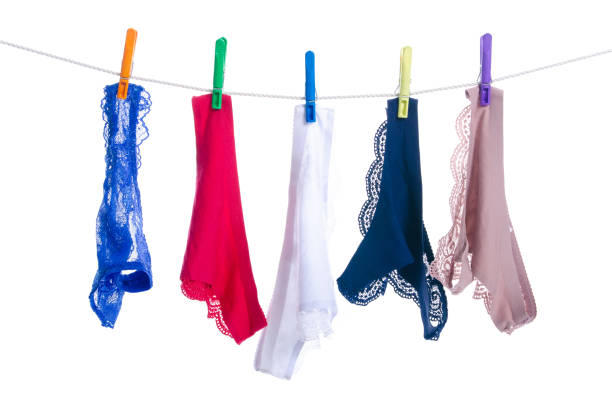 istock female panties on clothespins rope 1189737723