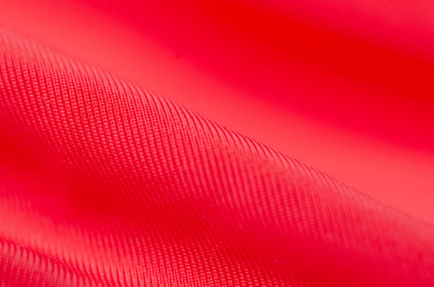 istock Red fabric material fashion design 1189737835