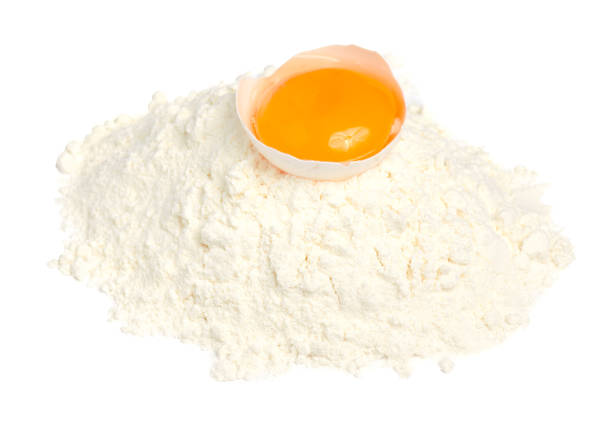 istock Pile heap of flour with egg 1189737912