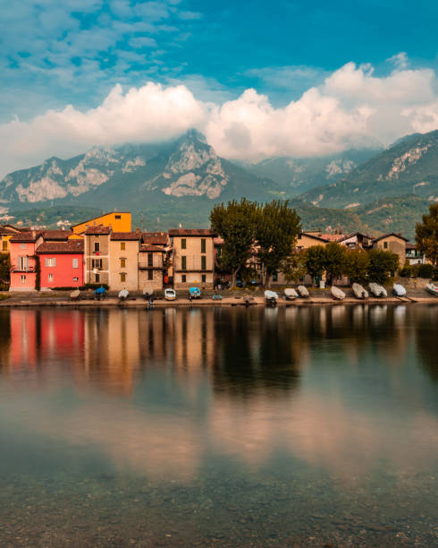 istock panoramic view to Lecco Lake in Italy 1189742642