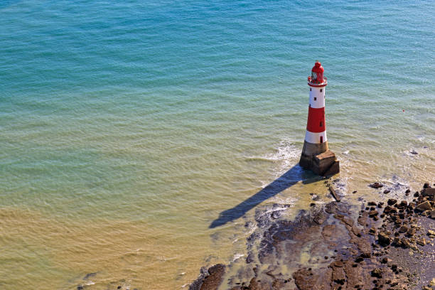 Greenfields Of Beachy Head And Chalk Cliffs In Eastbourne, UK