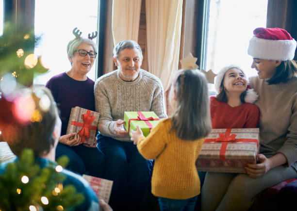 istock family celebrating Christmas 1189746765