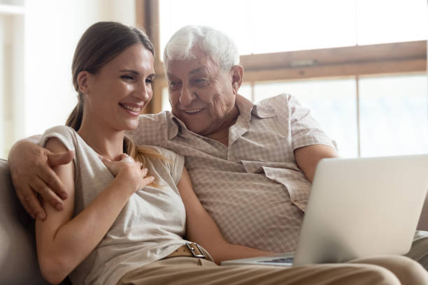 istock Joyful 2 generations family enjoying weekend time at home. 1189748835