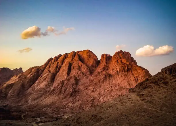 One of the Sinai mountain peaks
