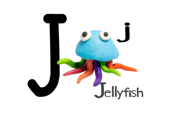 istock Cartoon characters, Jellyfish isolated on white background. 1189751474