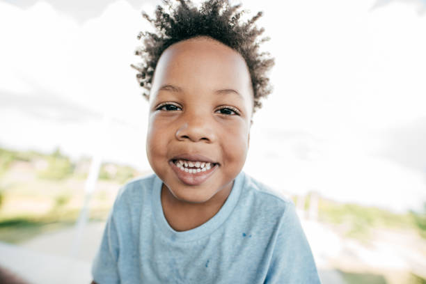 istock Portrait of smiling boy 1189753566