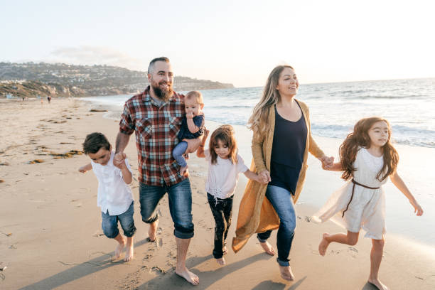 istock Family  on the beach 1189753633