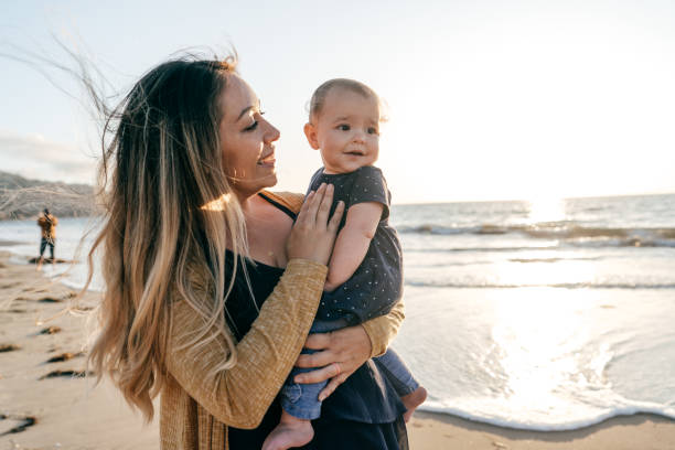 istock Family  on the beach 1189753638
