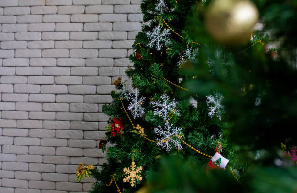 istock Background of Christmas tree with copy space 1189754218