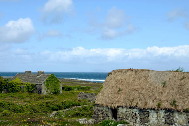 istock Old houses on the coast 1189755484