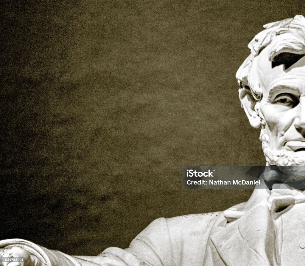 For the People The statue of Lincoln at the Lincoln Memorial. Abraham Lincoln Stock Photo