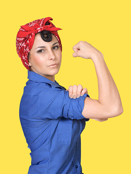 Rosie the Riveter  bandana photos stock pictures, royalty-free photos & images