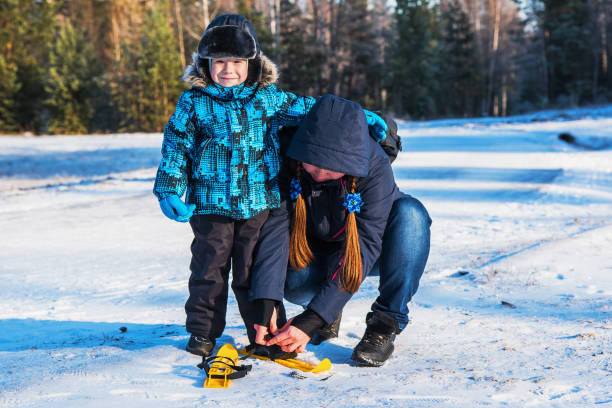 istock Mother and little son on a walk 1189772242