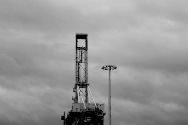 istock Cargo Cranes in Industrial Port 1189773585