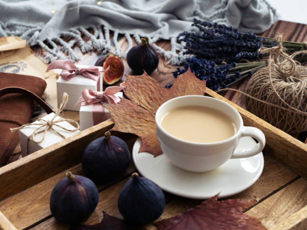 istock Autumn holiday flat ley 1189774160