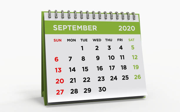 istock Desk calendar SEPTEMBER 2020 1189774183