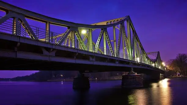 Glienicke Bridge in direction to Berlin