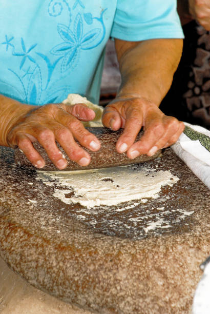 istock Making tortillas in El Fuerte - Mexico 1189777896