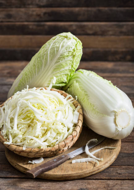 istock Fresh and organic Chinese cabbage 1189780508