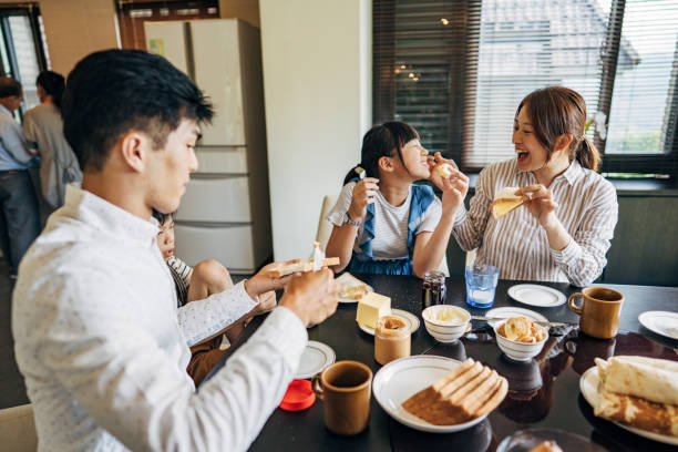 istock Family having meal 1189782318
