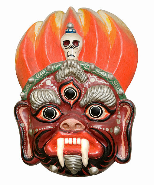istock Mask of a deity  Mahakala 118978335