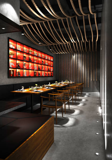 istock 3D render of asian restaurant 1189783931