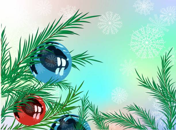 istock New year decor. 2020 new year. Abstract branches of the spruce for celebration design. Xmas vector background. Abstract christmas tree. Merry christmas 1189784033