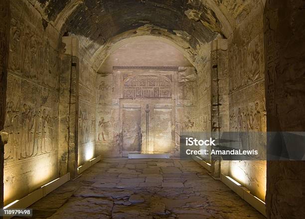 Amun Chapel Temple Of Abydos Stock Photo - Download Image Now - Temple - Building, Indoors, Abydos